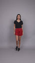 OWO The Label Women Shorts, Half Pant For Women Stripe Print, Best Quality Shorts (OTLWS04)
